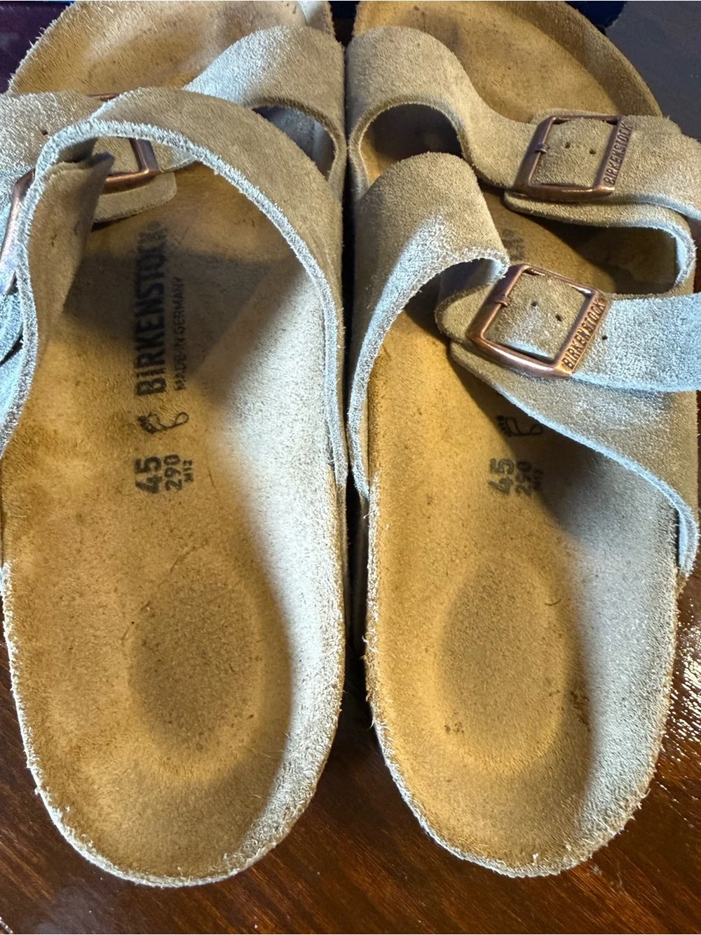 Birkenstock Men's Arizona Sandals in Taupe